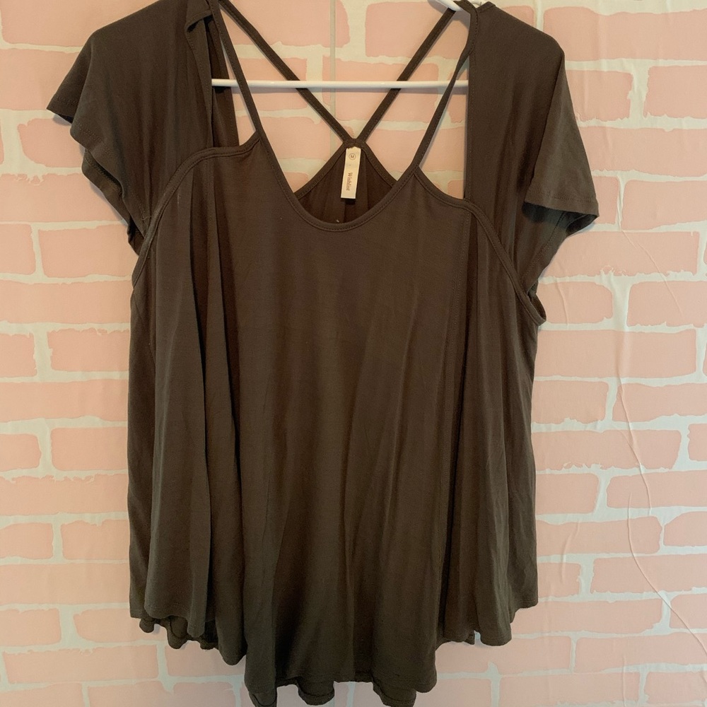 Army green top